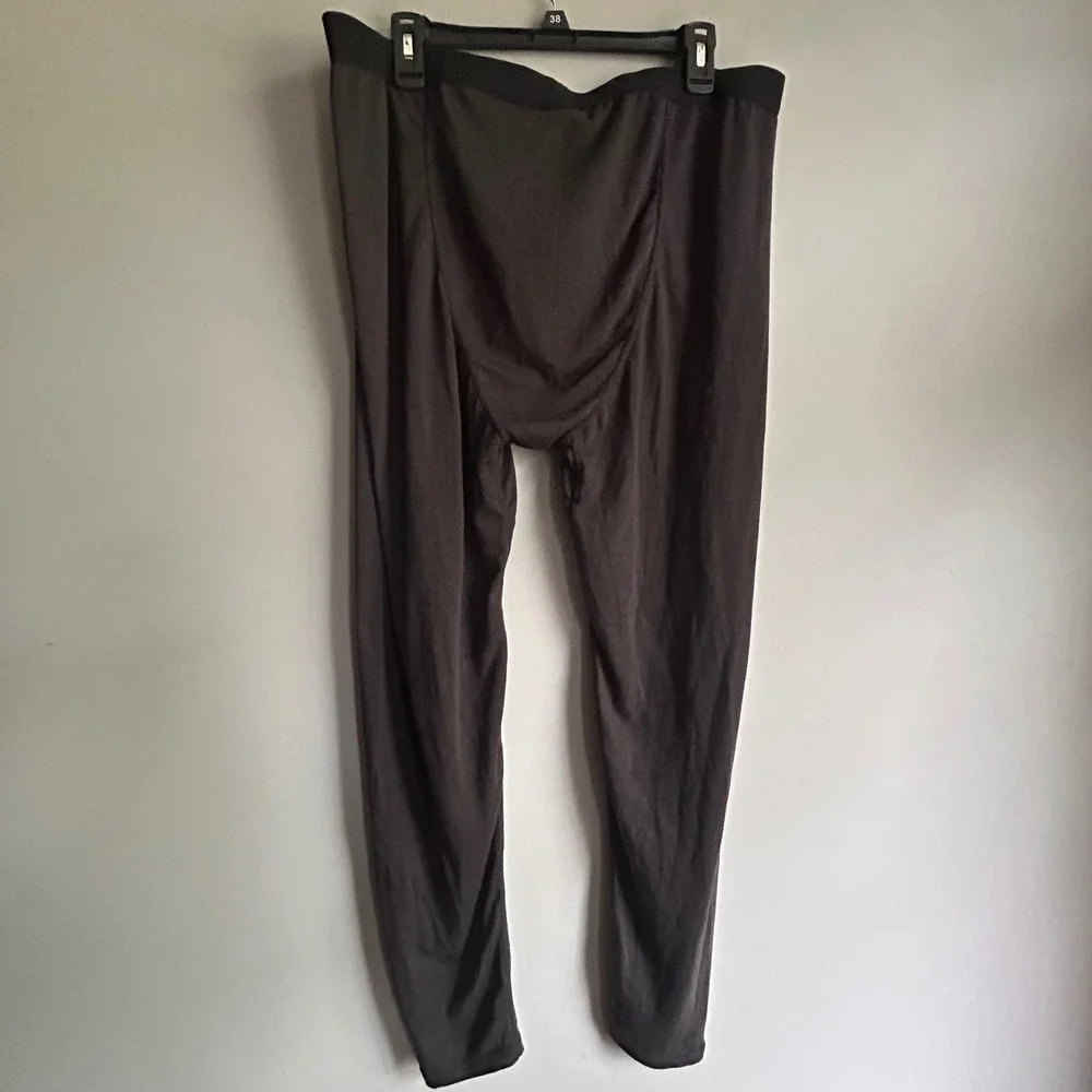 Ozark Trail Mens XXL Black Wool Blend Thermal Base Layer Leggings Pants OT341001